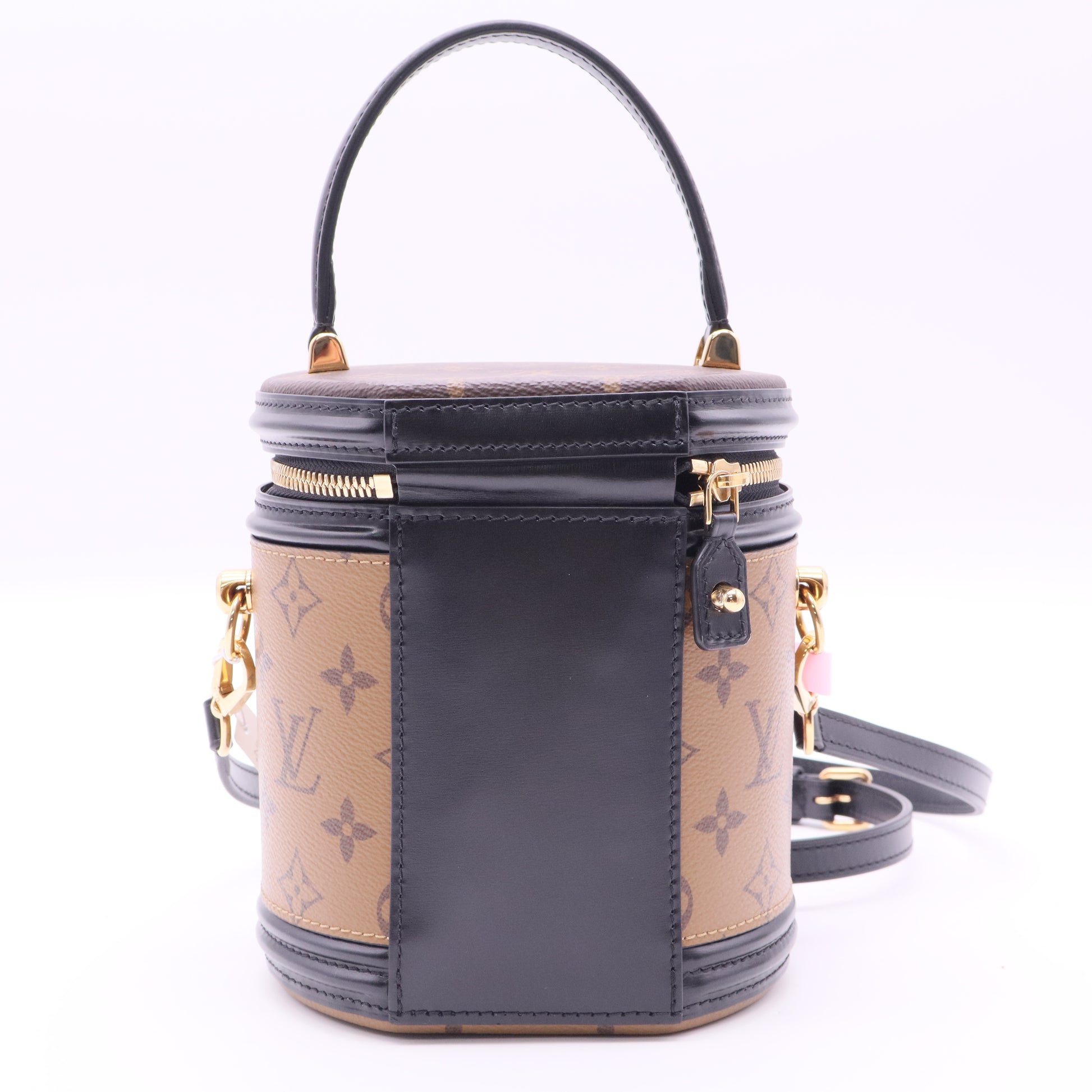 LOUIS VUITTON Monogram Reverse Cannes Bag with Gold Hardware twins