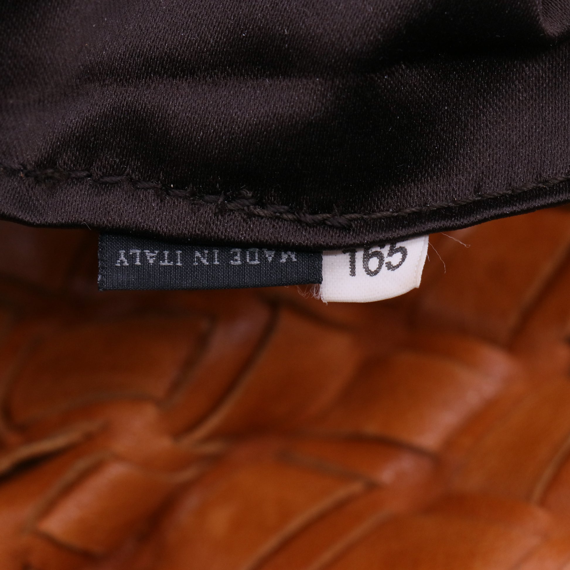 Miu Miu Fango Intreccio Leather Shopping Tote Bag  B20859