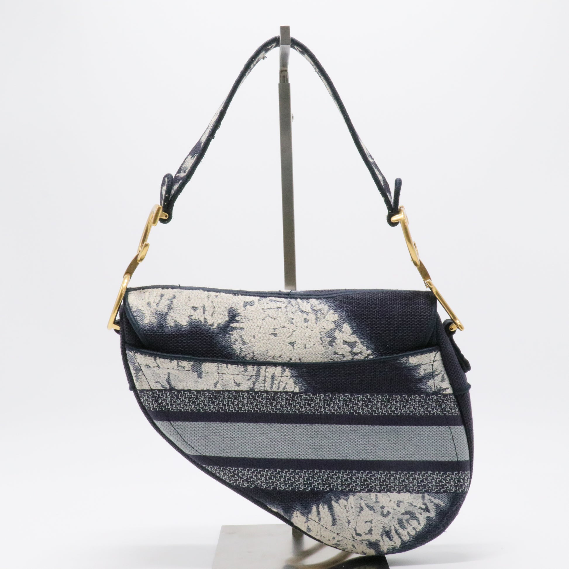 Dior Canvas Tie Dye Saddle Bag