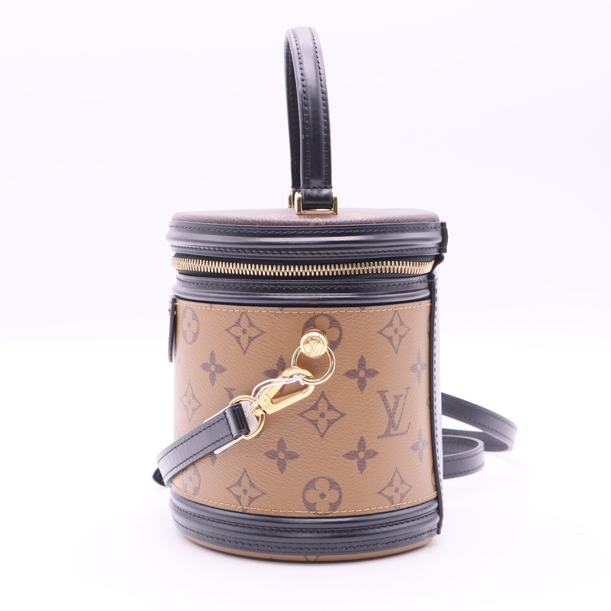 LOUIS VUITTON Monogram Reverse Cannes Bag with Gold Hardware twins