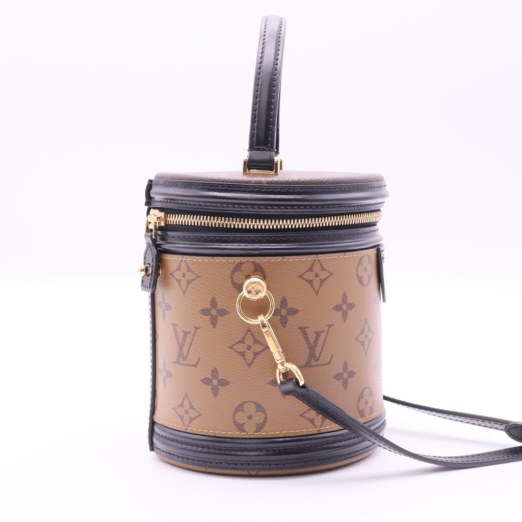 LOUIS VUITTON Monogram Reverse Cannes Bag with Gold Hardware twins