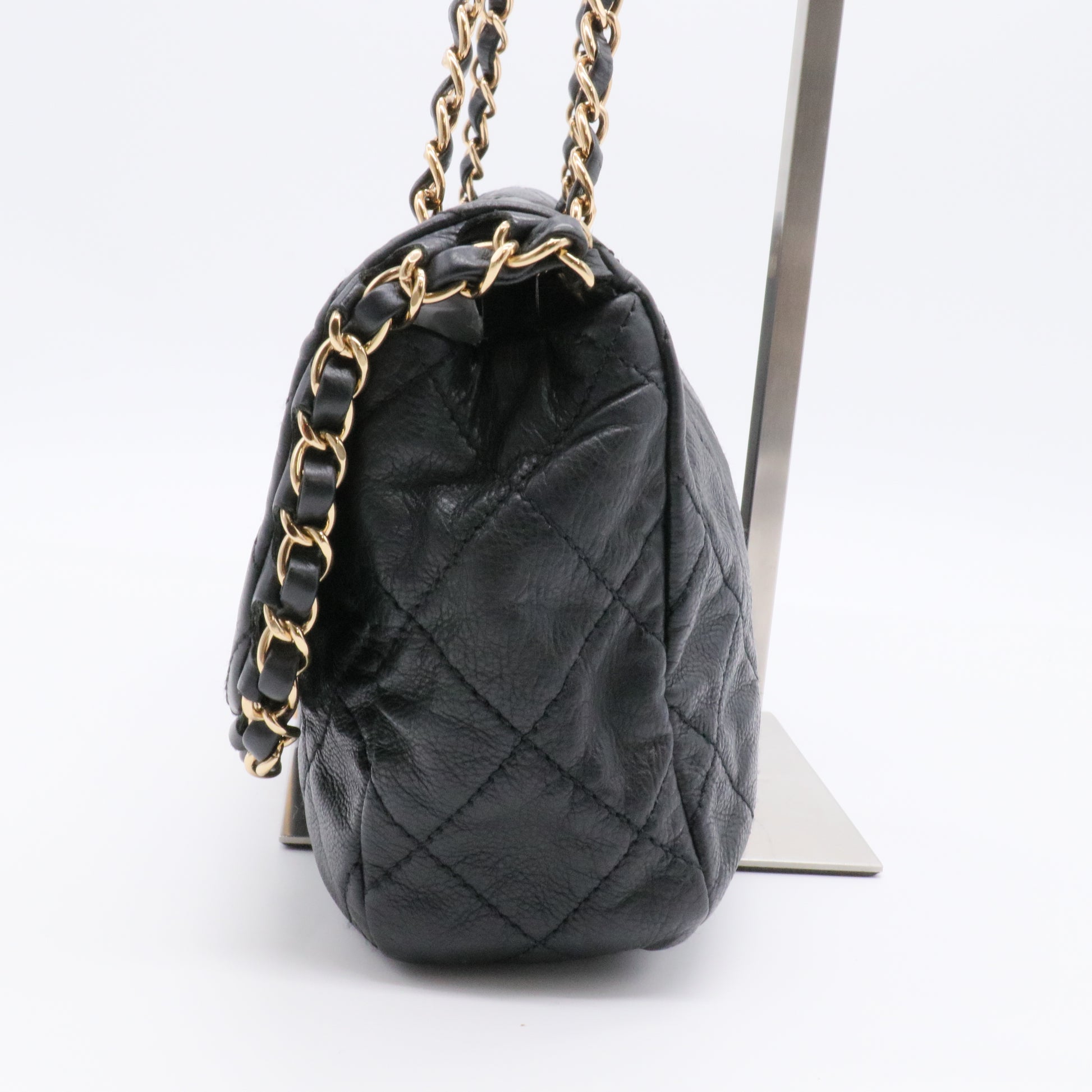 Chain Me Flap Bag Quilted Calfskin Jumbo