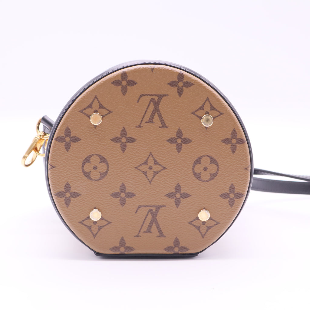 LOUIS VUITTON Monogram Reverse Cannes Bag with Gold Hardware twins