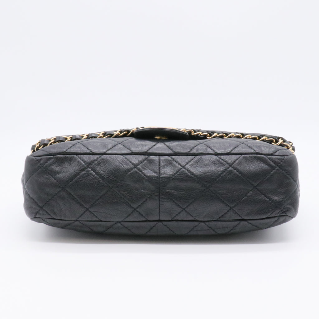 Chain Me Flap Bag Quilted Calfskin Jumbo