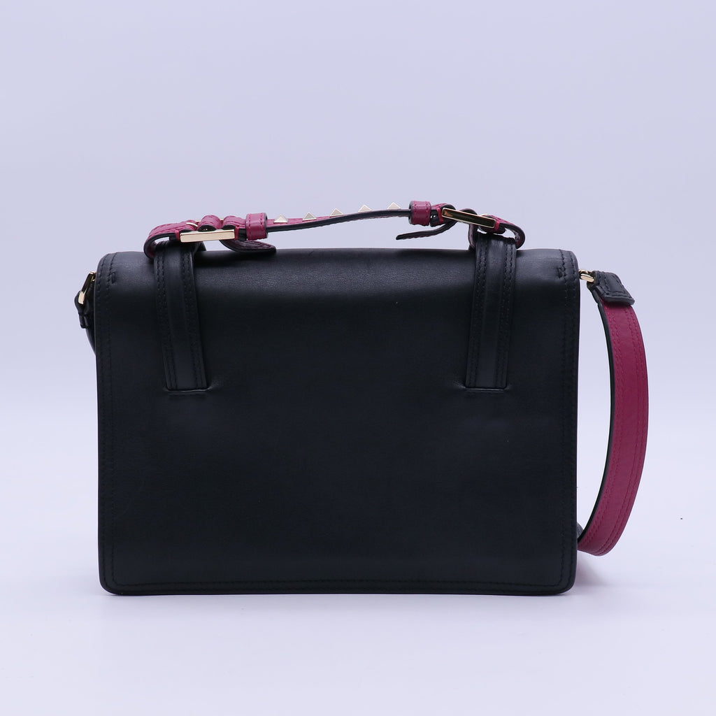 Valentino Garavani Cabana Shoulder Bag Leather twins B21700