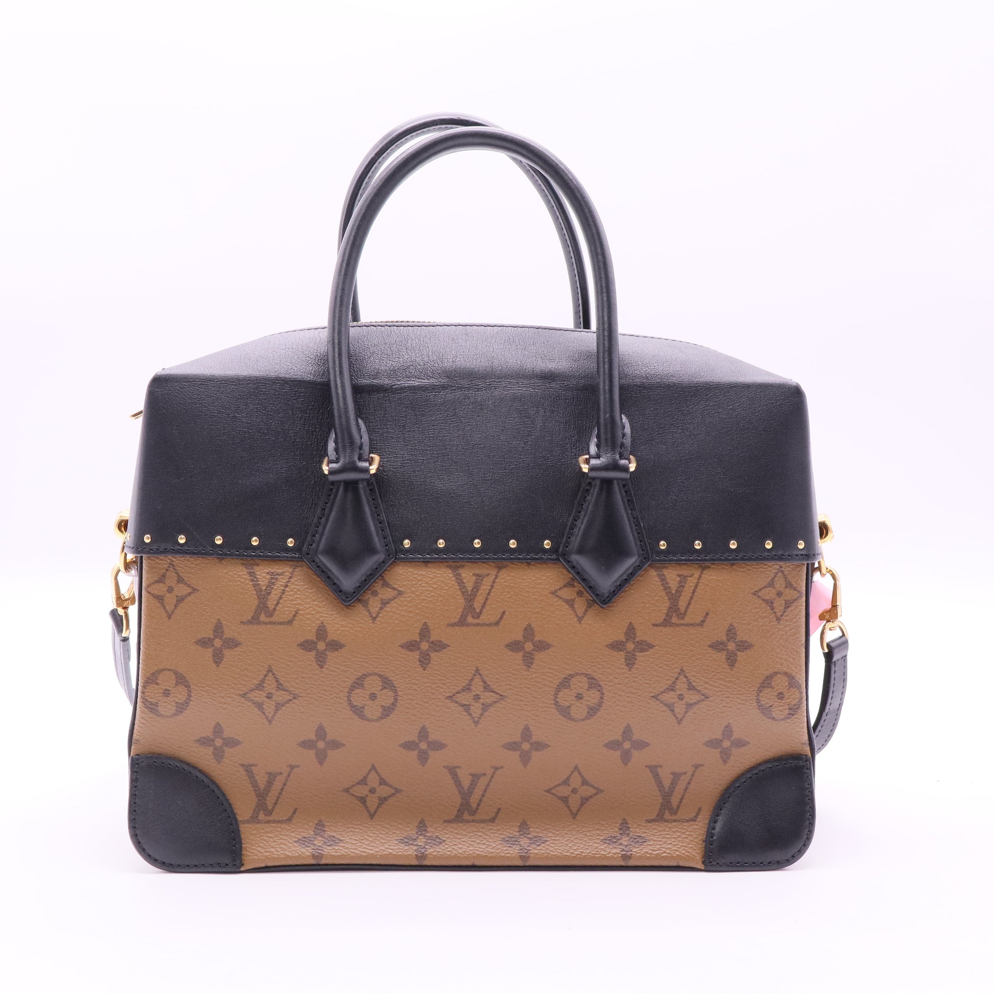 Louis Vuitton Monogram Canvas Leather City Malle Reverse Bag twins
