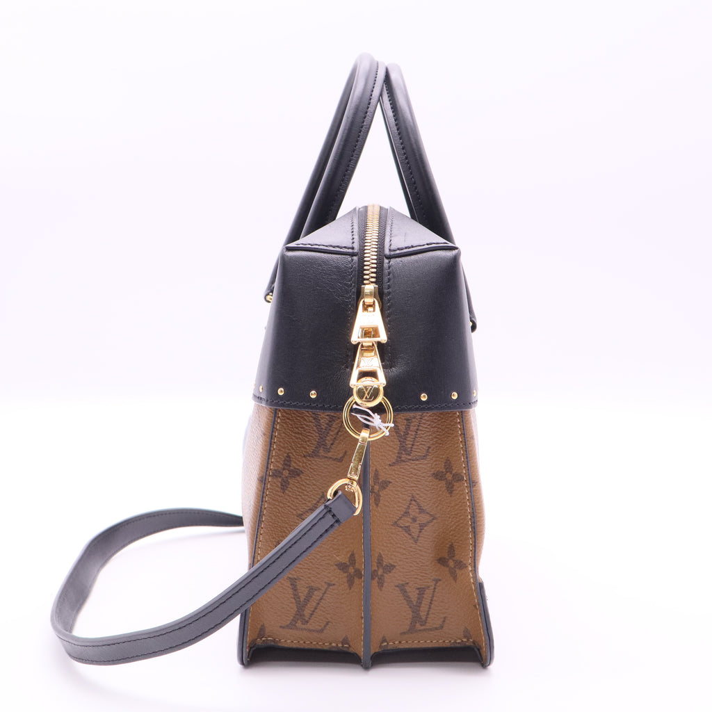 Louis Vuitton Monogram Canvas Leather City Malle Reverse Bag twins