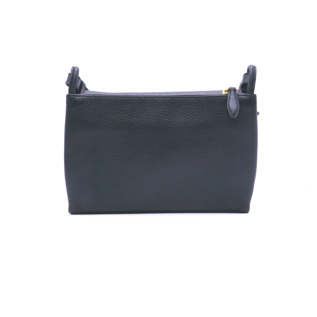 Prada Double Zip Crossbody Bag Vitello Daino Small twins B21528