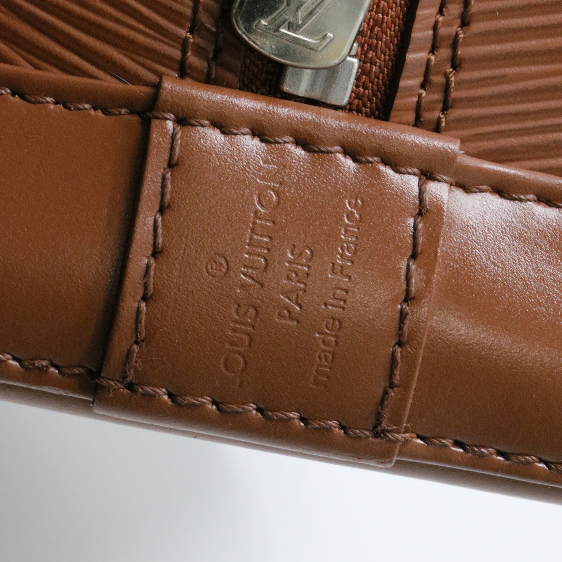 Louis Vuitton Canelle Epi Leather Alma PM Bag