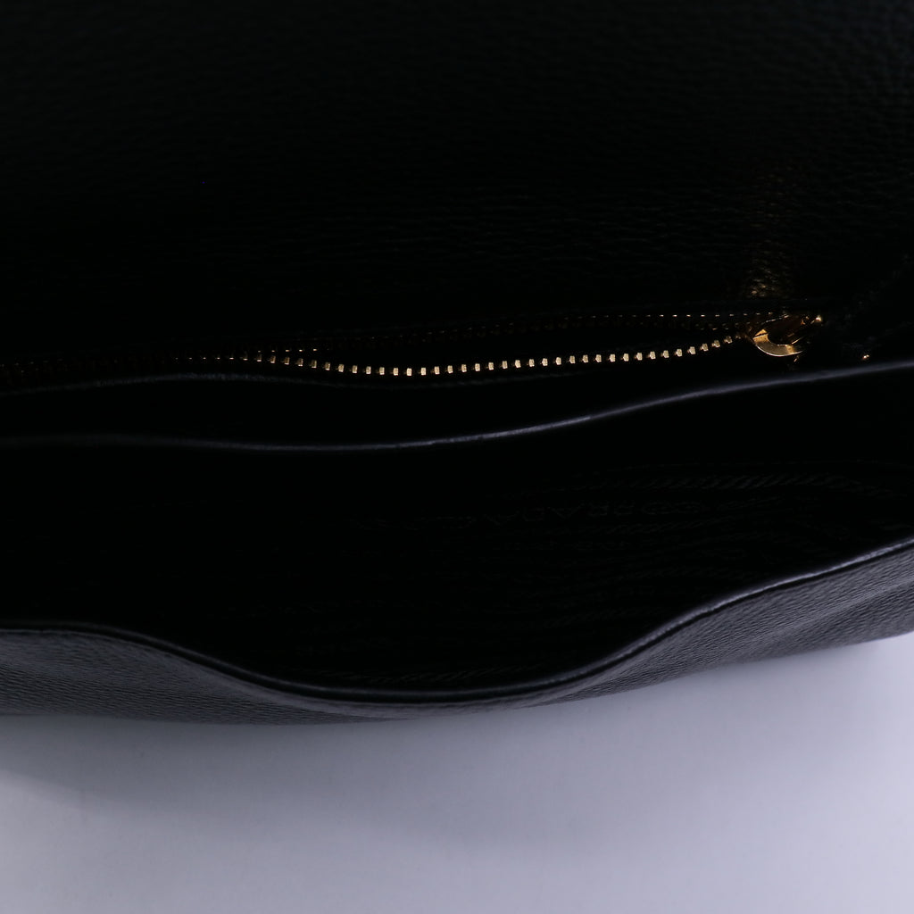 Prada Double Zip Crossbody Bag Vitello Daino Small twins B21528