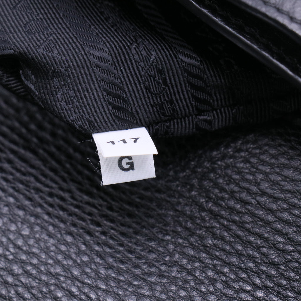Prada Double Zip Crossbody Bag Vitello Daino Small twins B21528