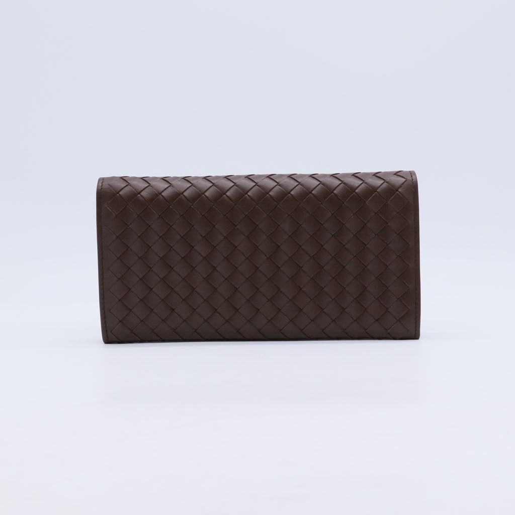 Bottega Veneta Intrecciato Weave Continental Wallet W21291