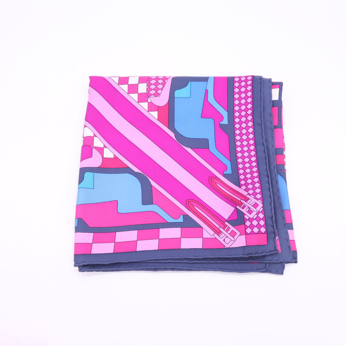 Hermes Steeple Chase Carre 90 Scarf Twins W23547