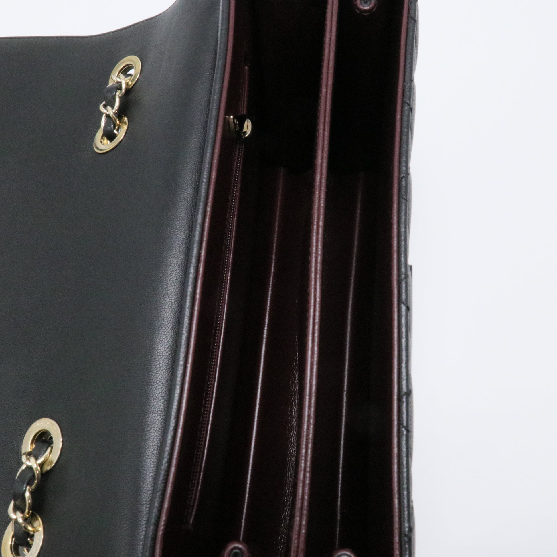 Chanel Quilted Plate Lock Flap Bag
