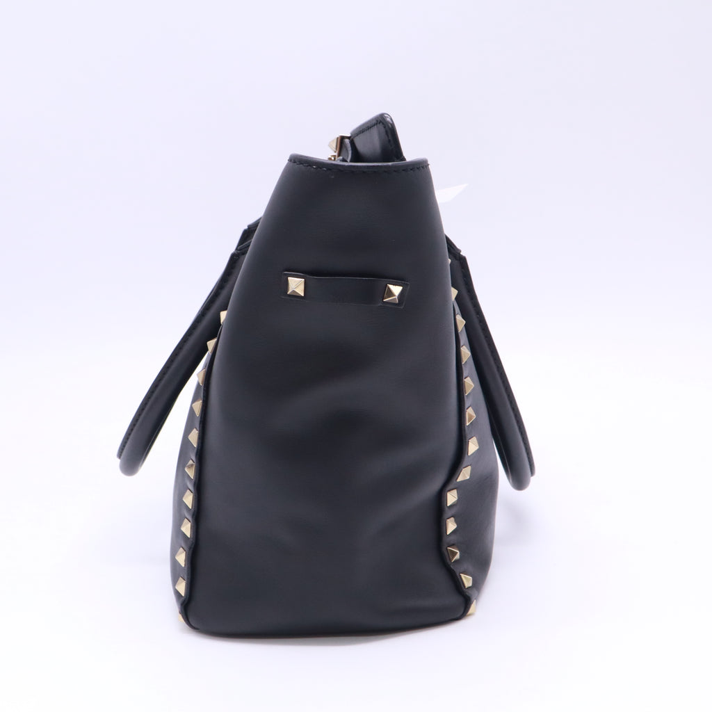 Valentino Garavani Vitello Small Rockstud Double Handle Tote B23611