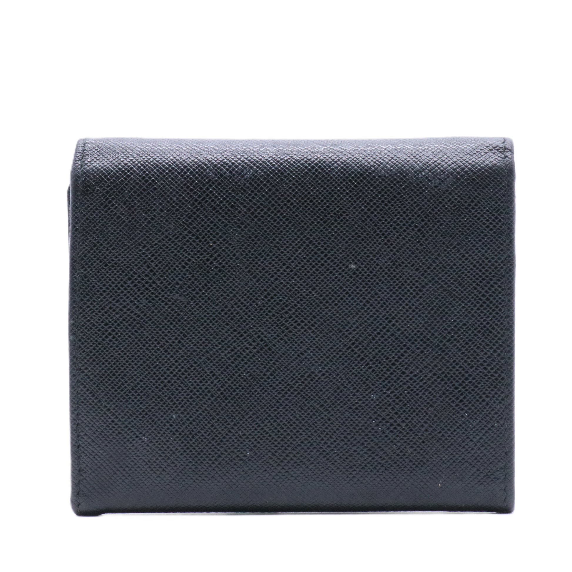 Small Saffiano Leather Trifold Wallet