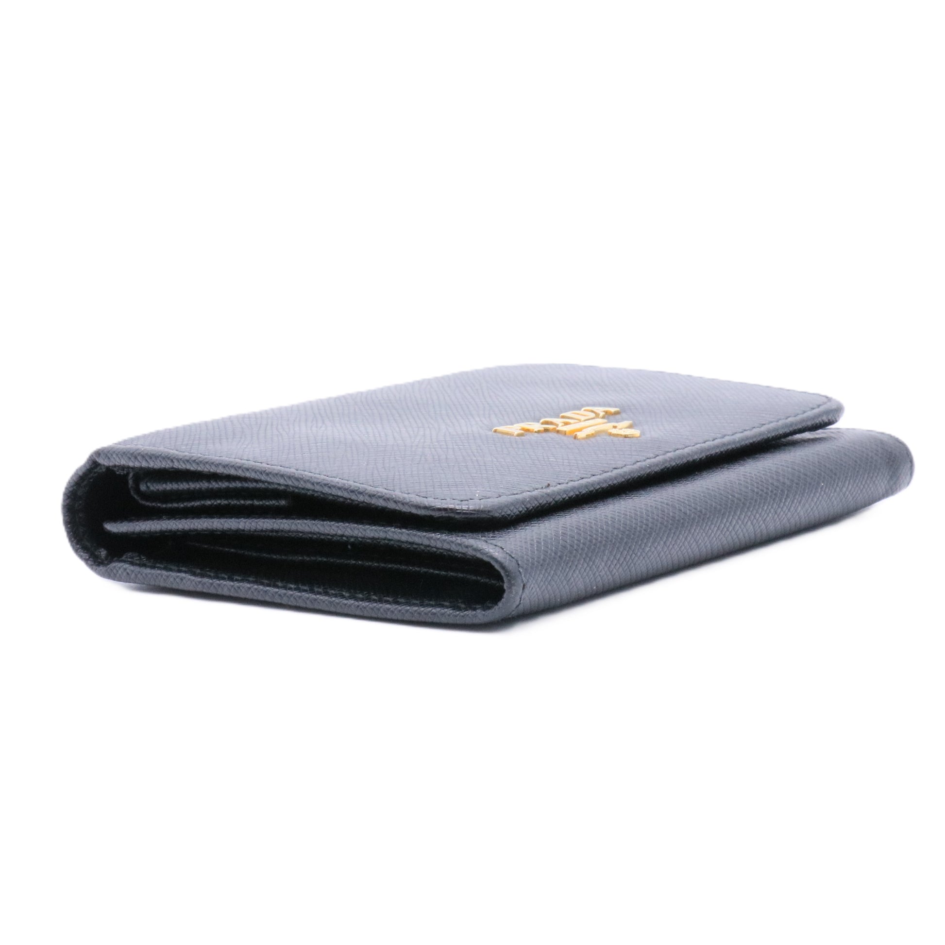 Small Saffiano Leather Trifold Wallet