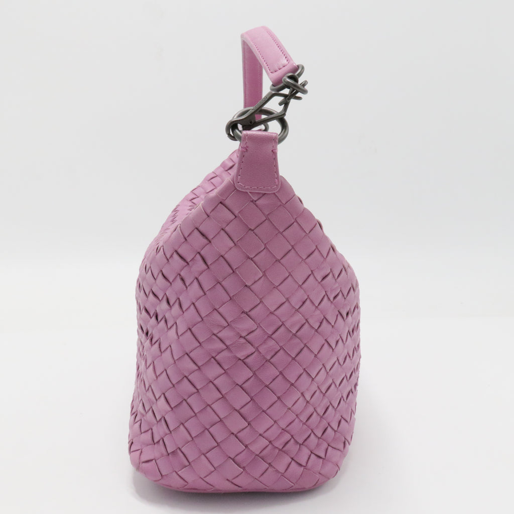 Zip Hobo Intrecciato Nappa Small