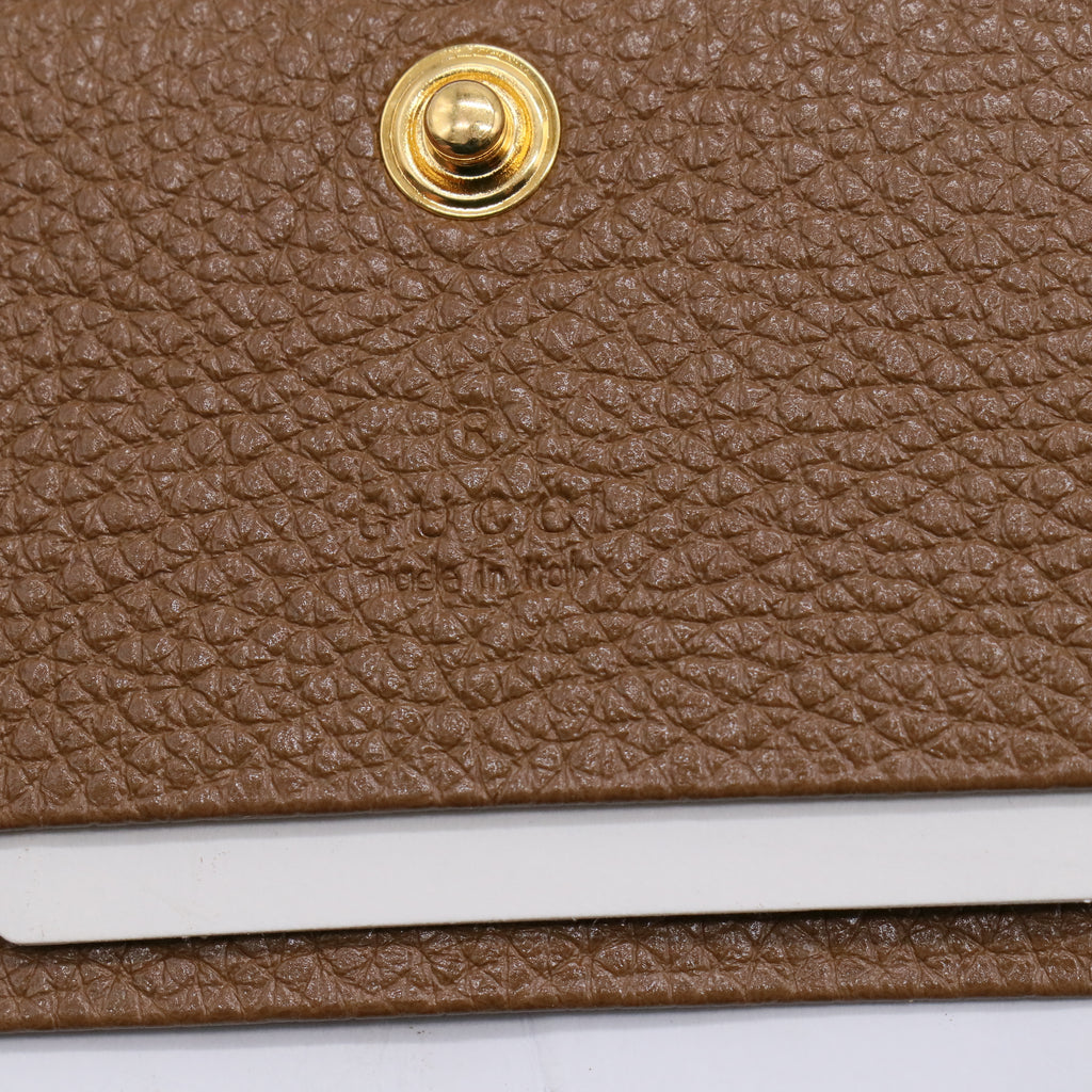Gucci Zumi Leather Card Case Wallet on Chain W21264