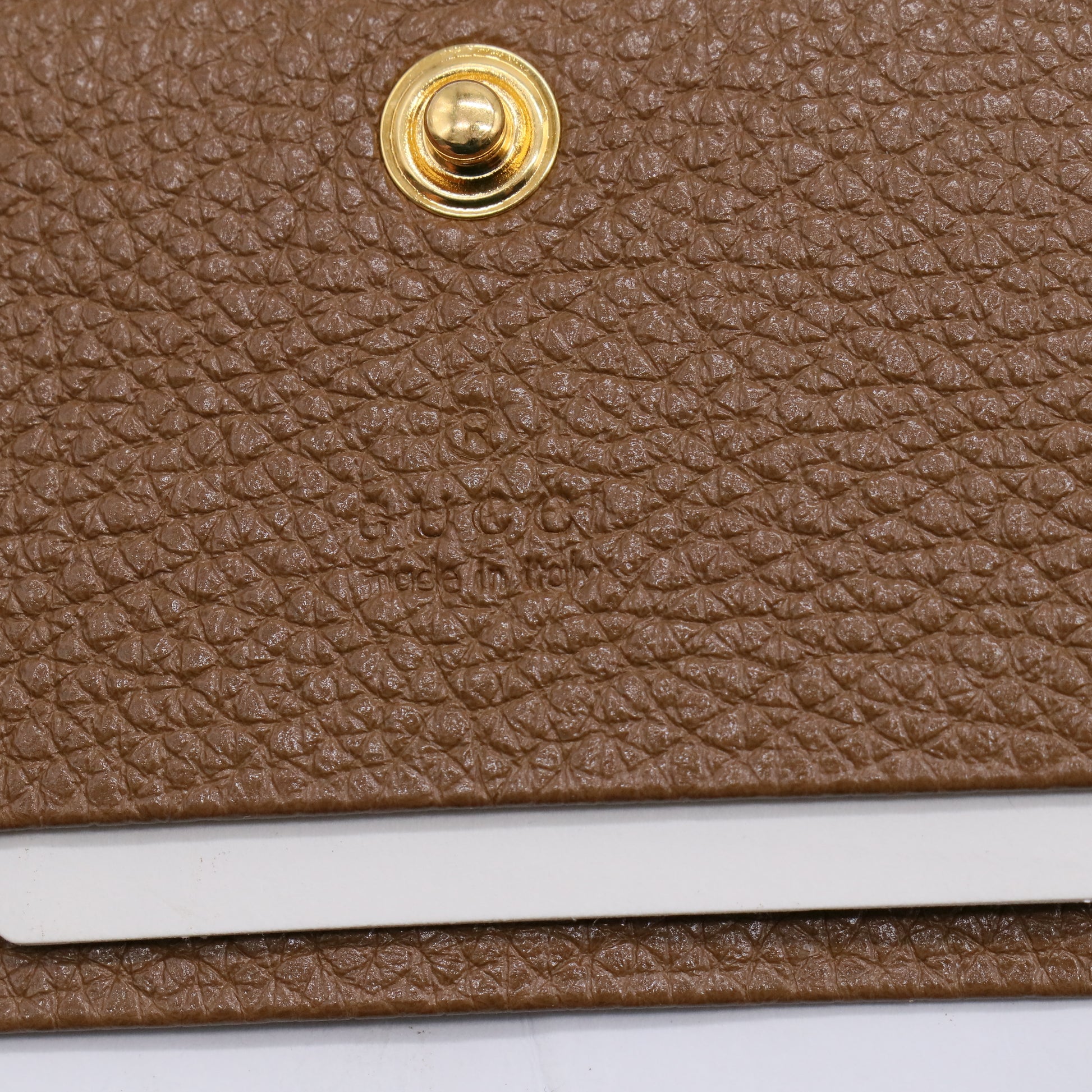 Gucci Zumi Leather Card Case Wallet on Chain W21264
