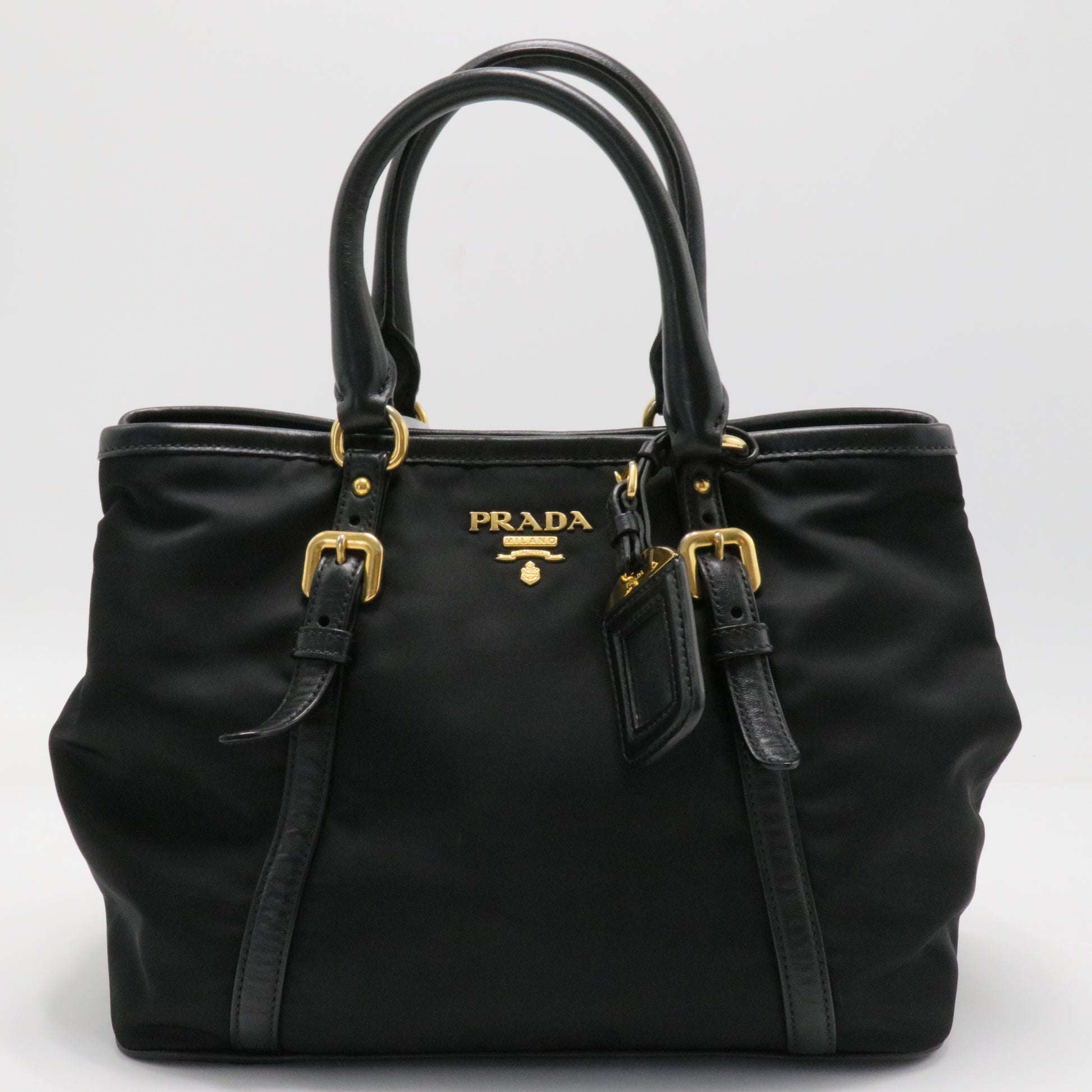 Convertible Belted Tote Tessuto
