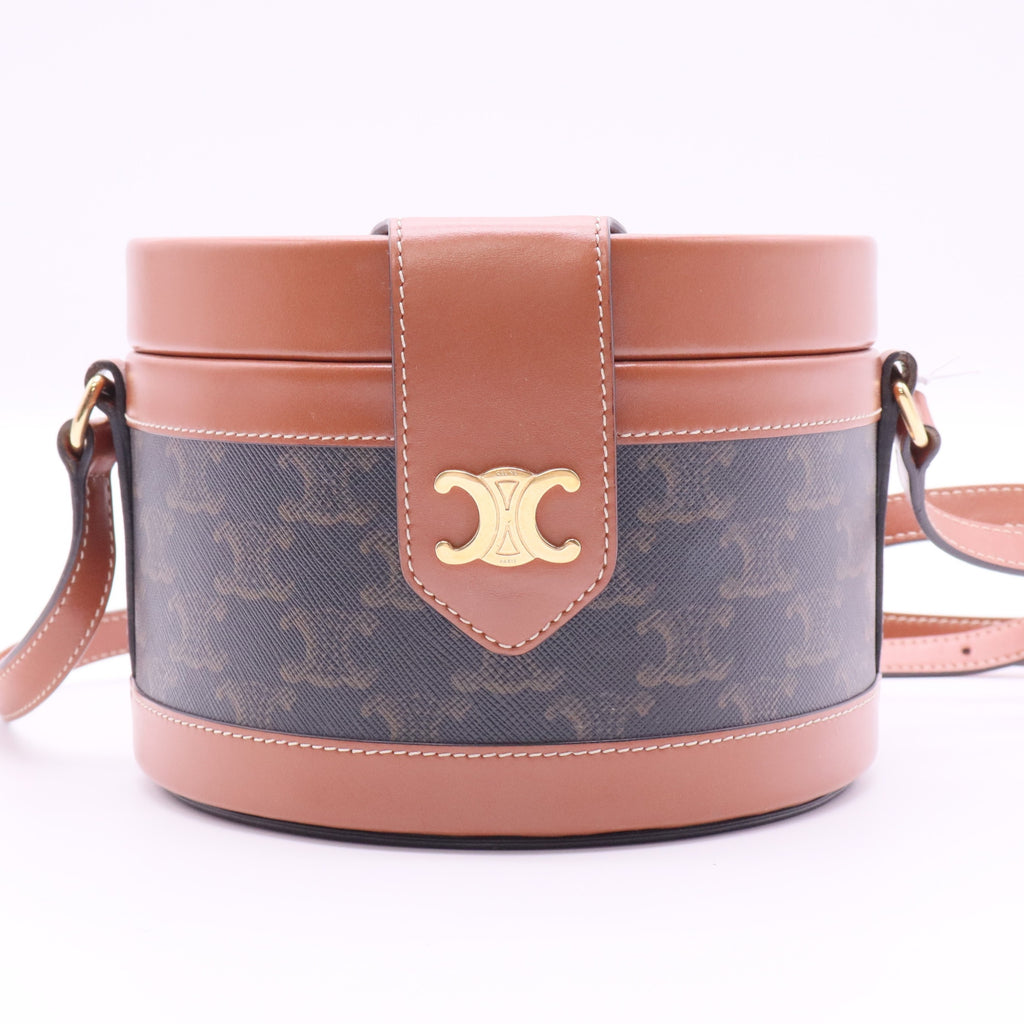 Tambour Bag Triomphe Coated Canvas Medium Twins