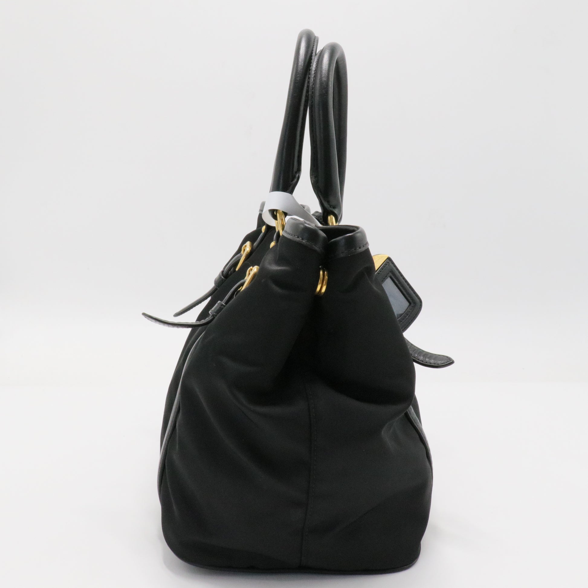 Convertible Belted Tote Tessuto