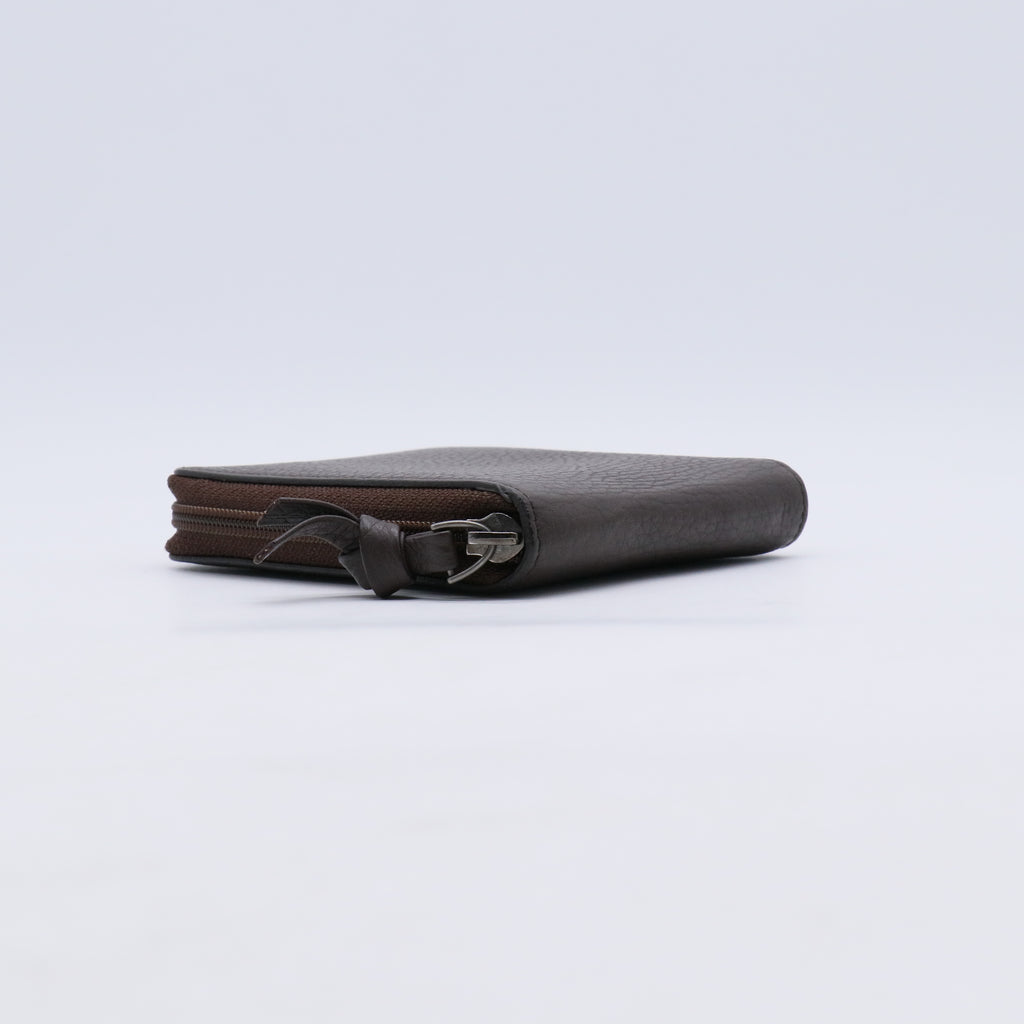 Men's Leather Zip-Around Wallet W21282