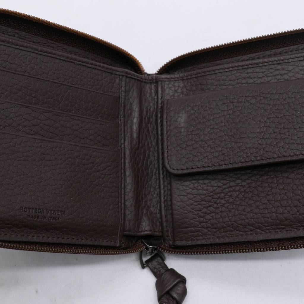 Men's Leather Zip-Around Wallet W21282