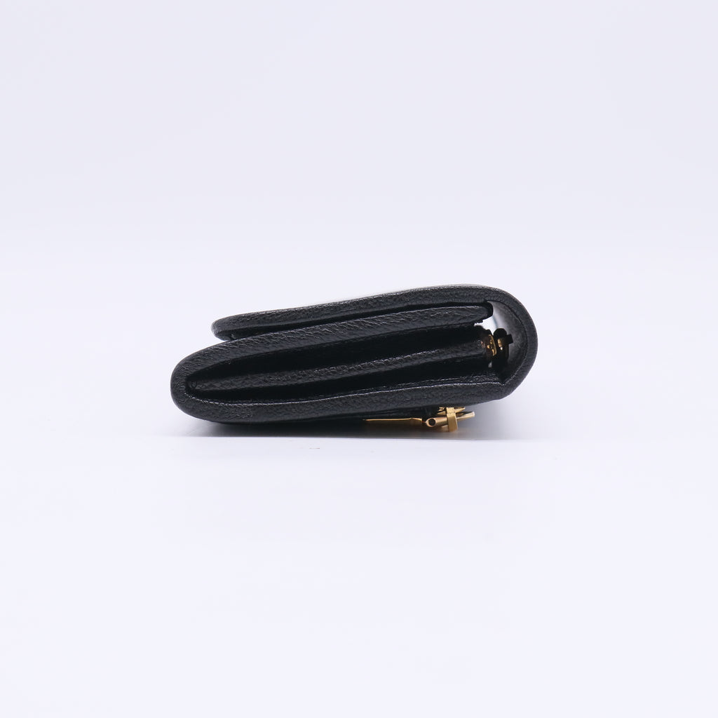 Miu Miu Madras Leather Flap Continental Wallet W22389