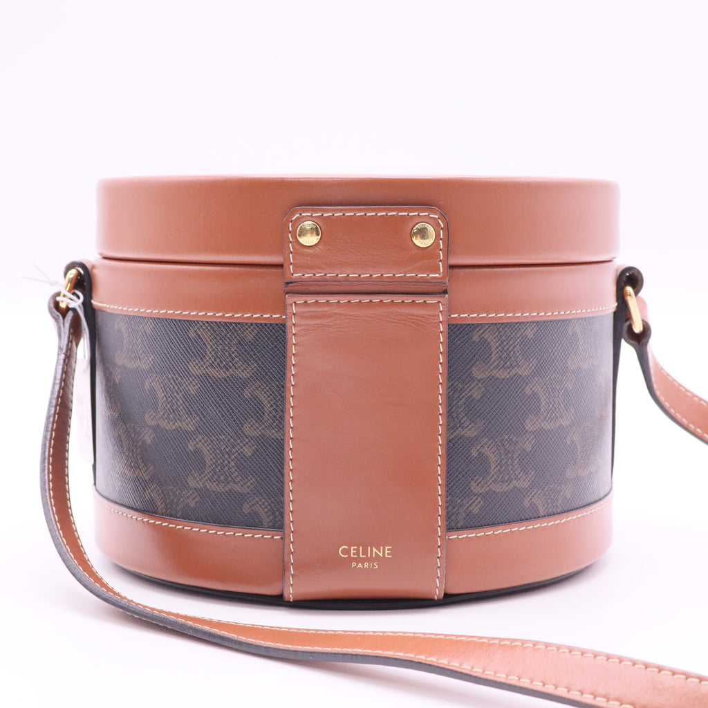 Tambour Bag Triomphe Coated Canvas Medium Twins