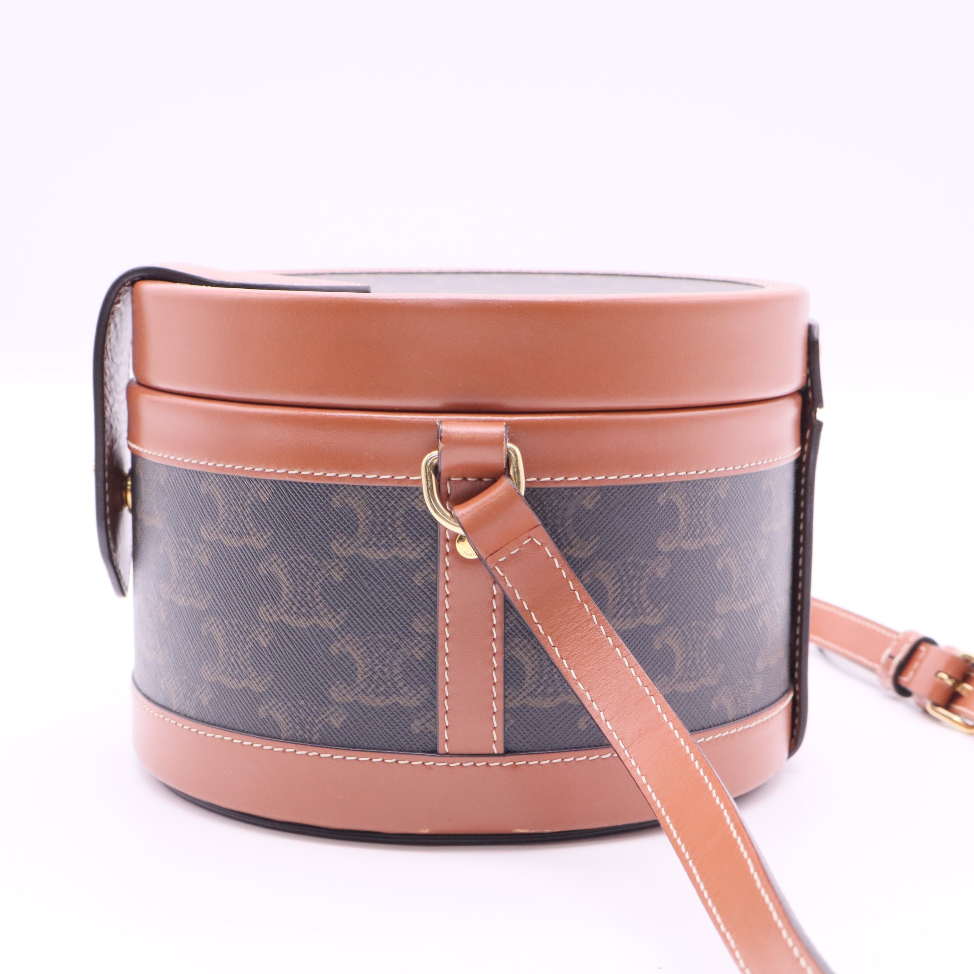 Tambour Bag Triomphe Coated Canvas Medium Twins