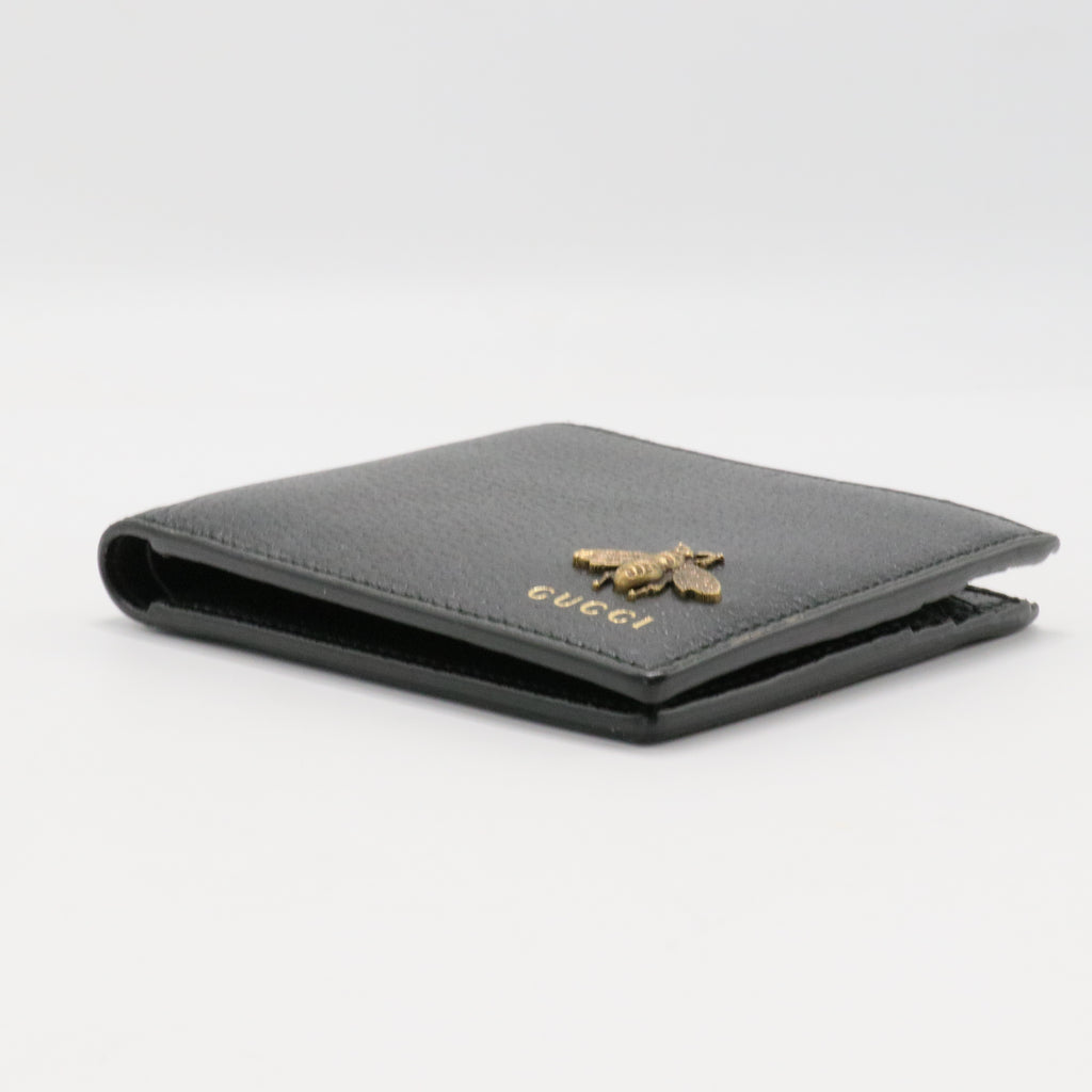 Animalier Leather Flap Wallet