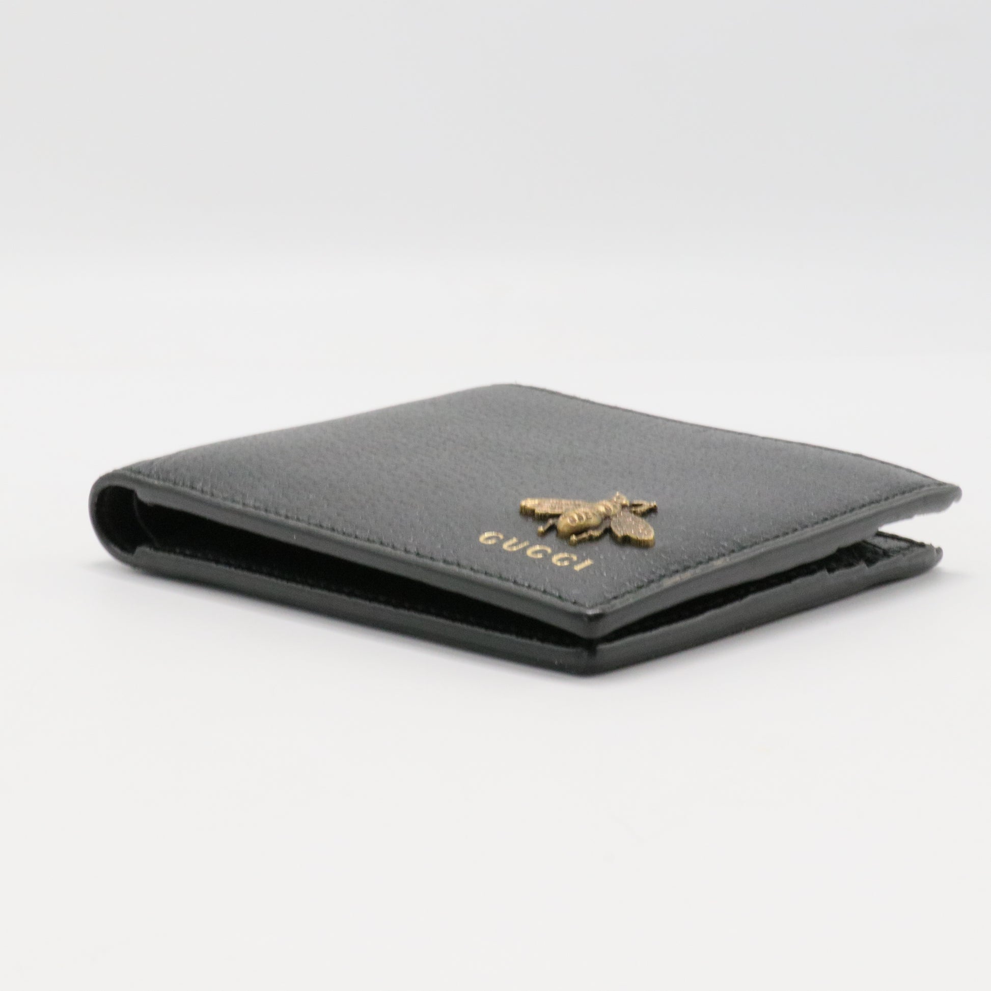 Animalier Leather Flap Wallet