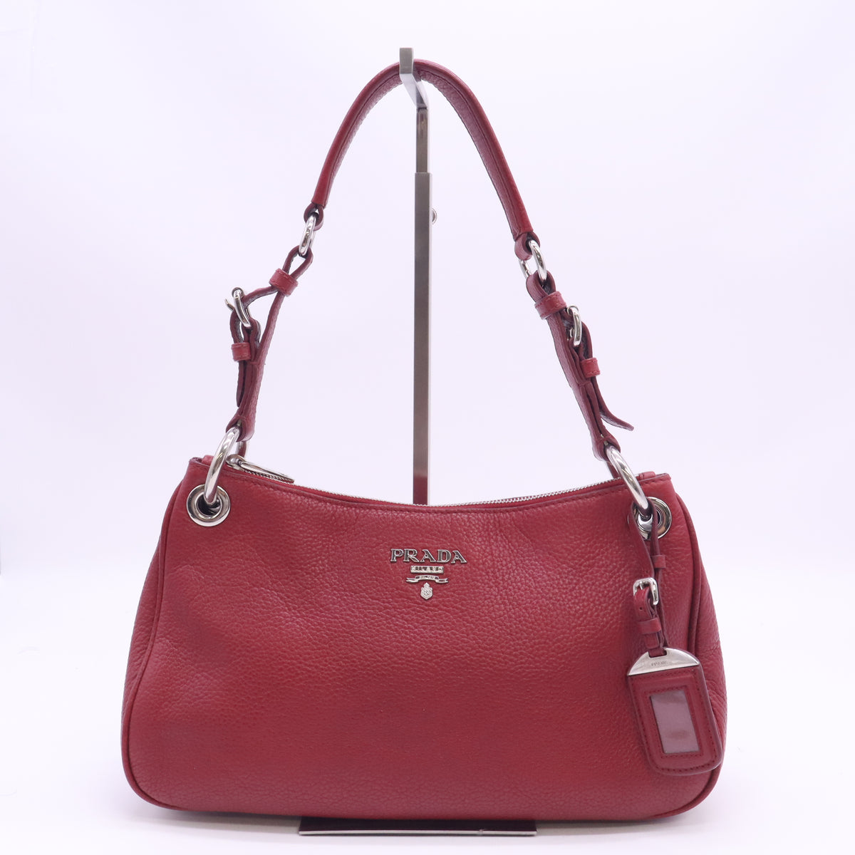 Prada Vitello Daino Leather Phenix Shoulder Bag Twins B24652