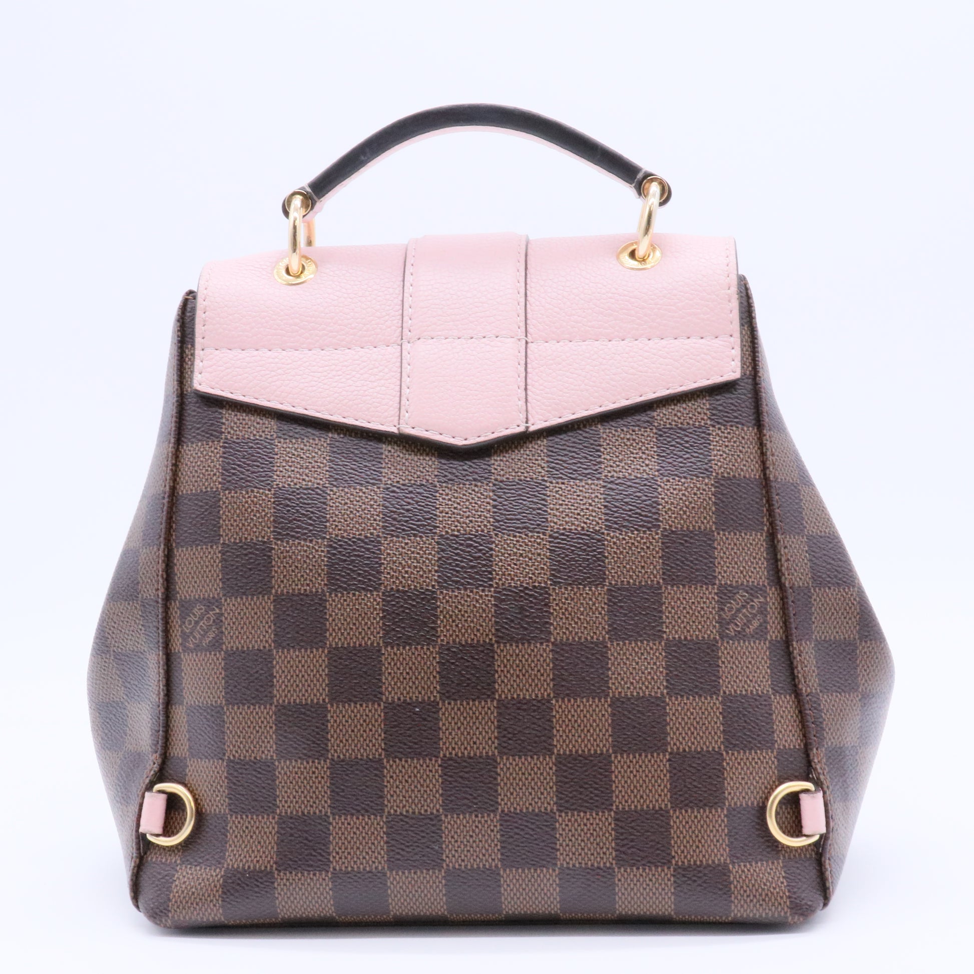Clapton Backpack Damier and Leather