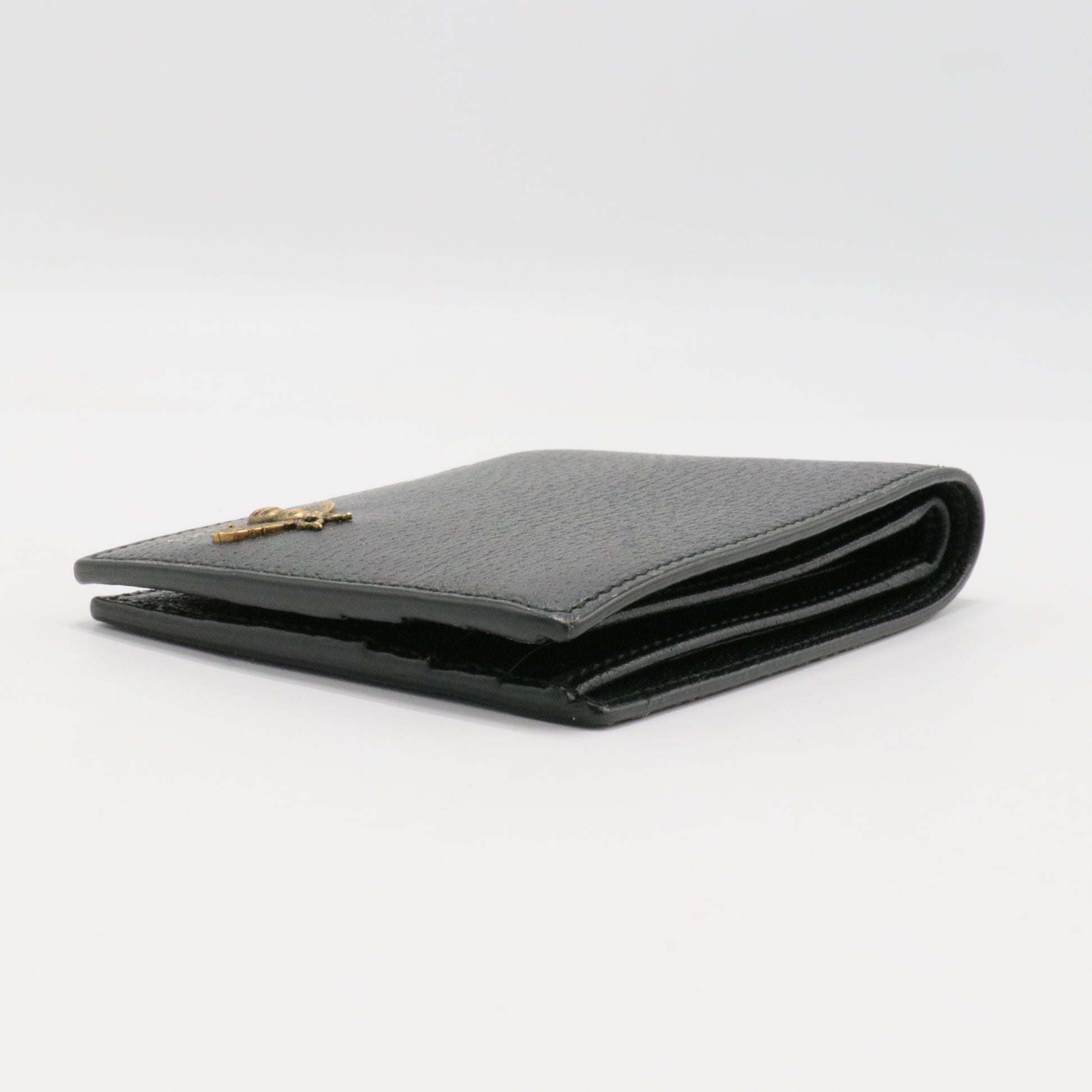 Animalier Leather Flap Wallet