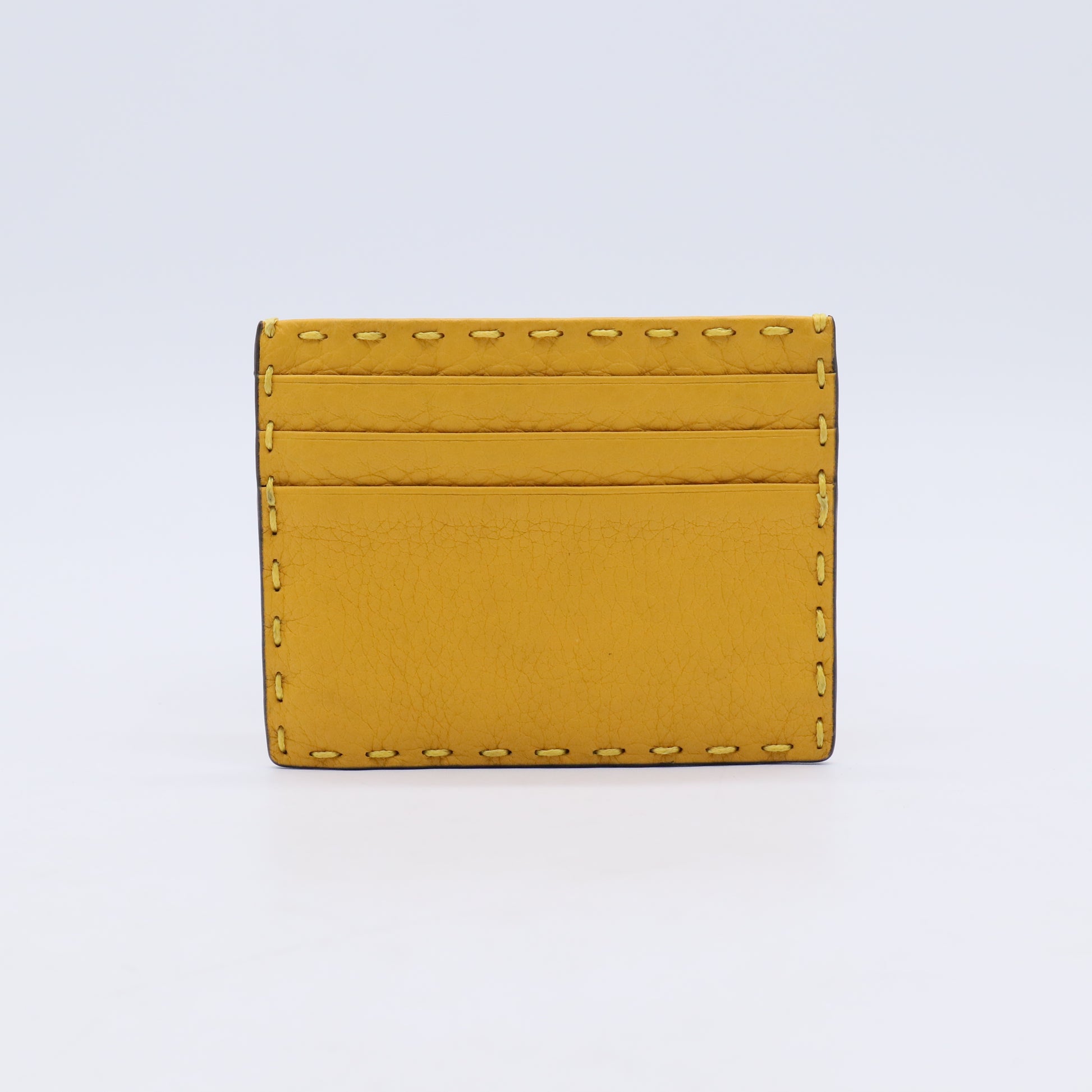 Fendi Cuoio Romano Leather Selleria Card Case W21301
