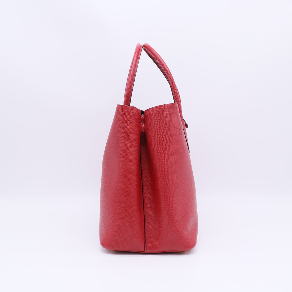 Prada Double Medium Saffiano Leather Bag B22966