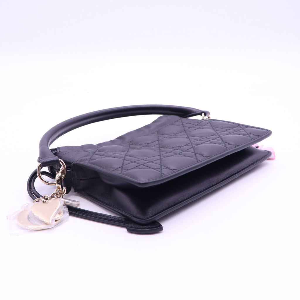 Mini Lady Dior Milly Bag Black Cannage twins LDJ3927