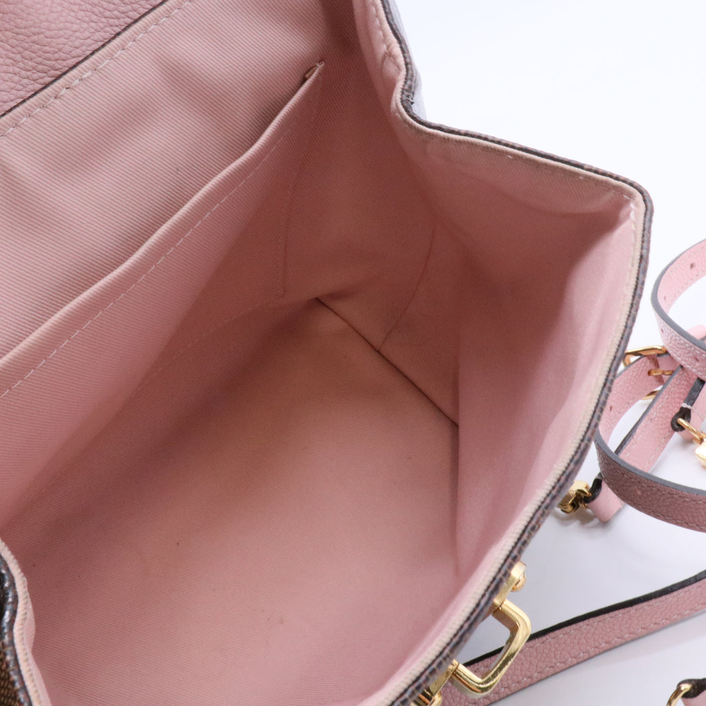 Clapton Backpack Damier and Leather