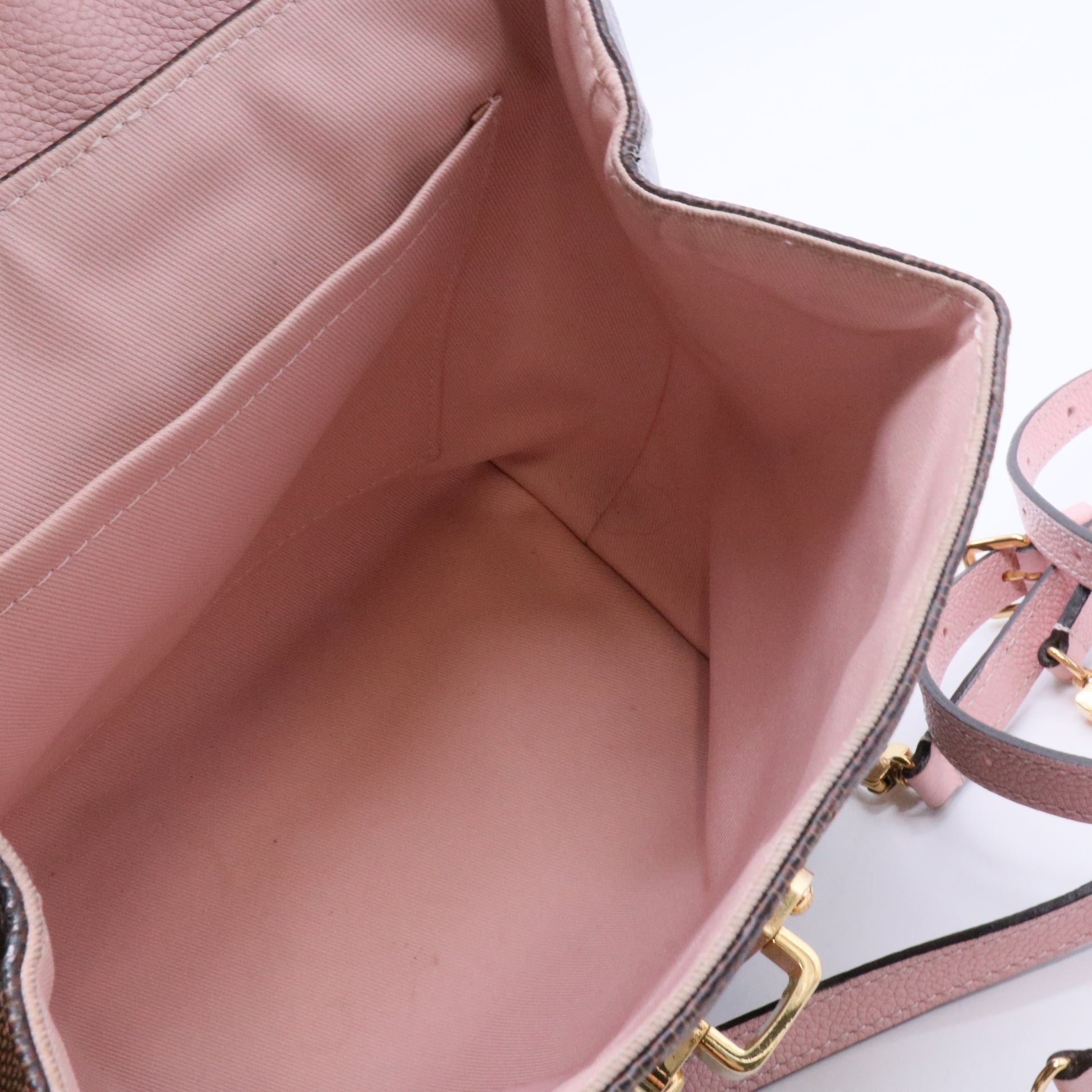 Clapton Backpack Damier and Leather