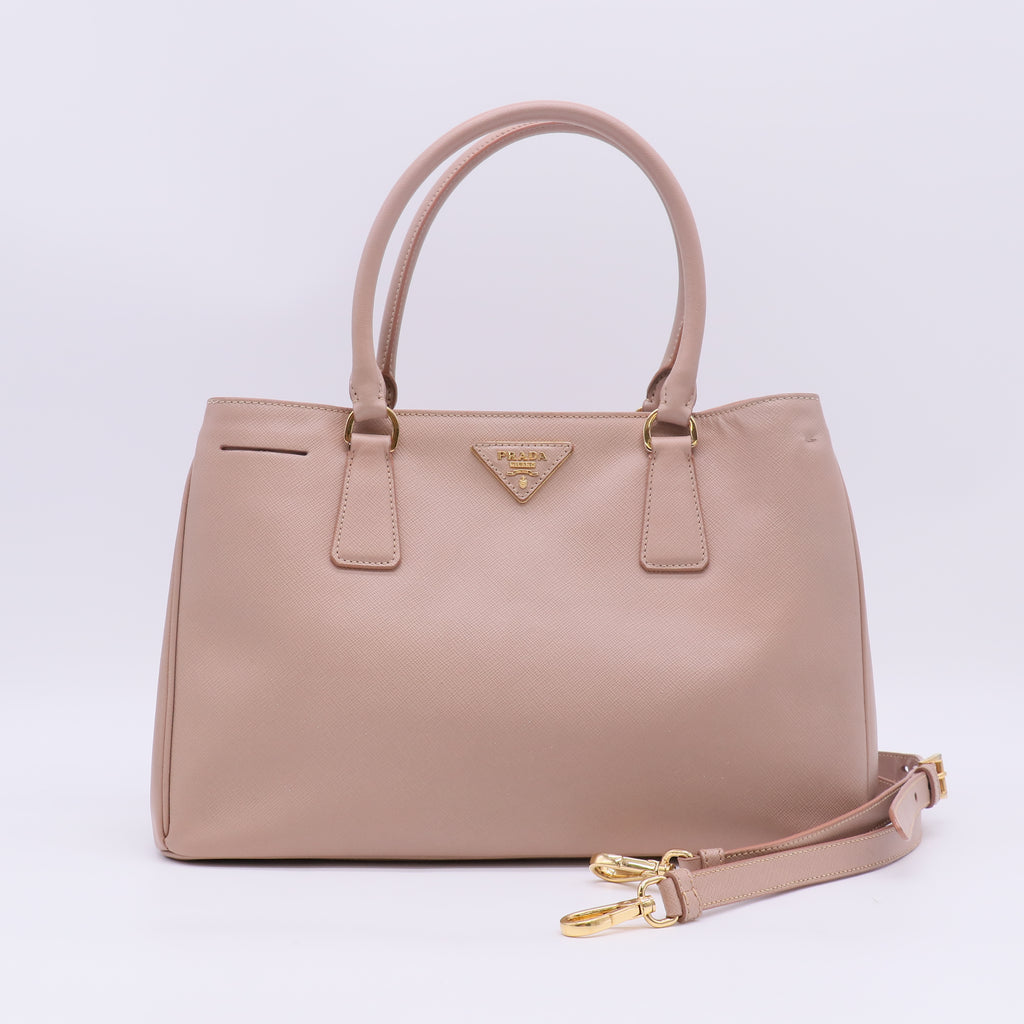 Prada Saffiano Lux Galleria Double Zip Tote B23681