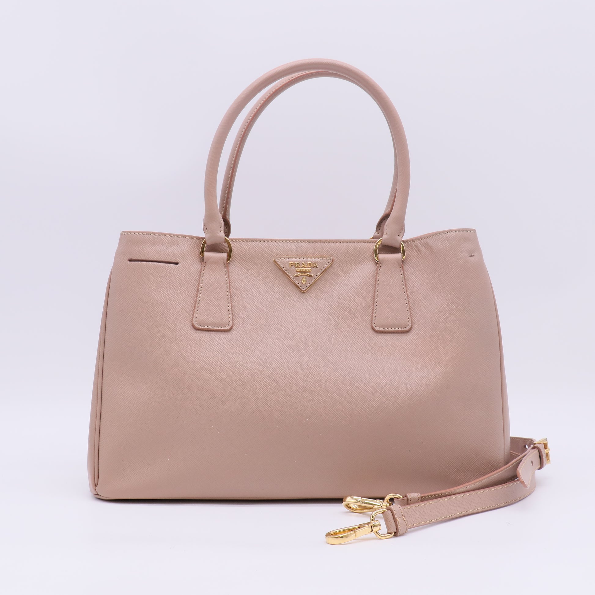 Prada Saffiano Lux Galleria Double Zip Tote B23681
