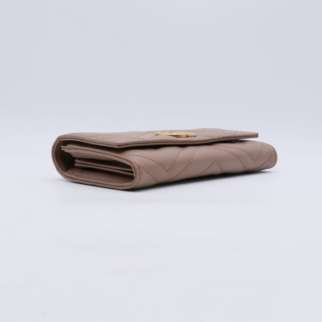 Gucci GG Marmont Matelassé Continental Wallet W21259
