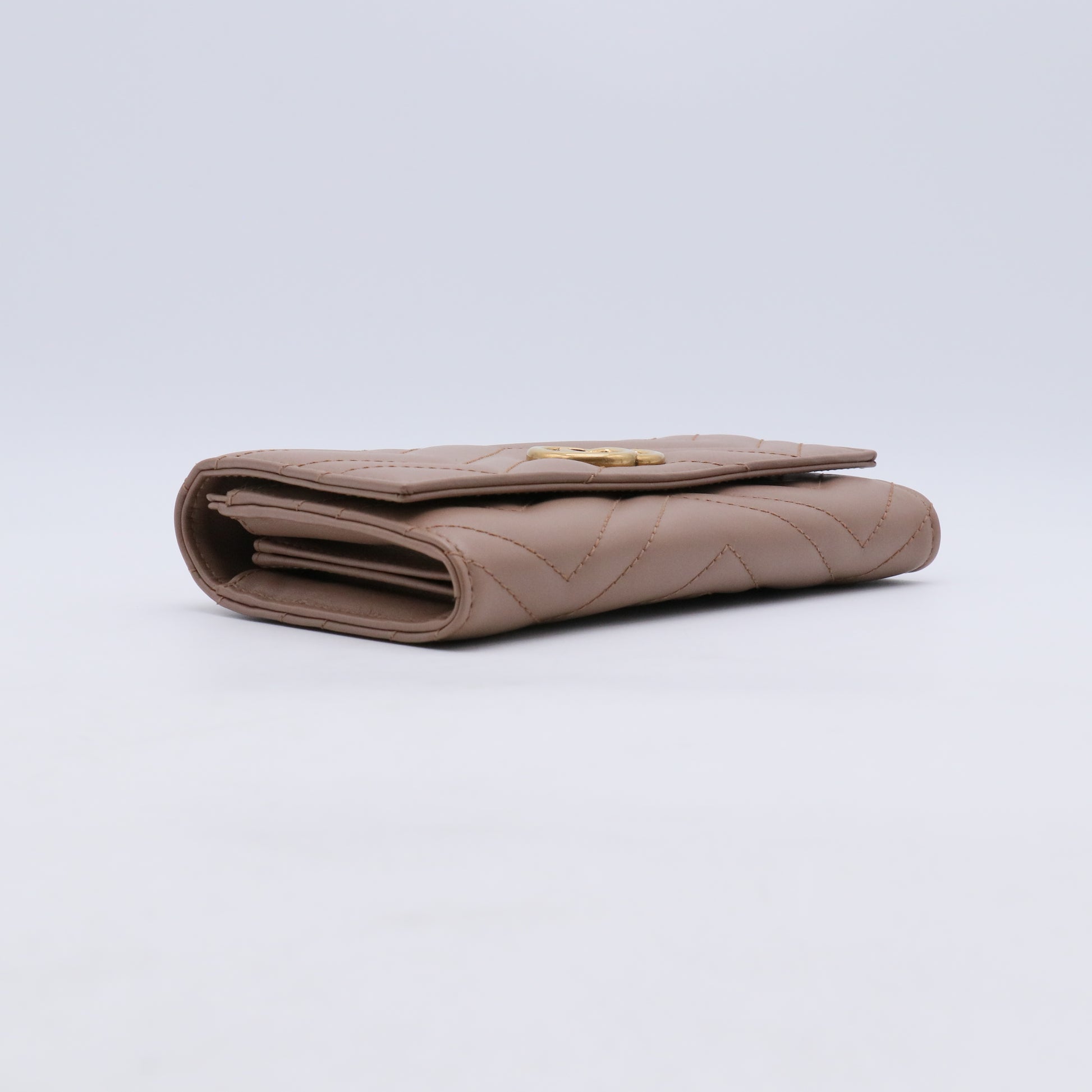 Gucci GG Marmont Matelassé Continental Wallet W21259