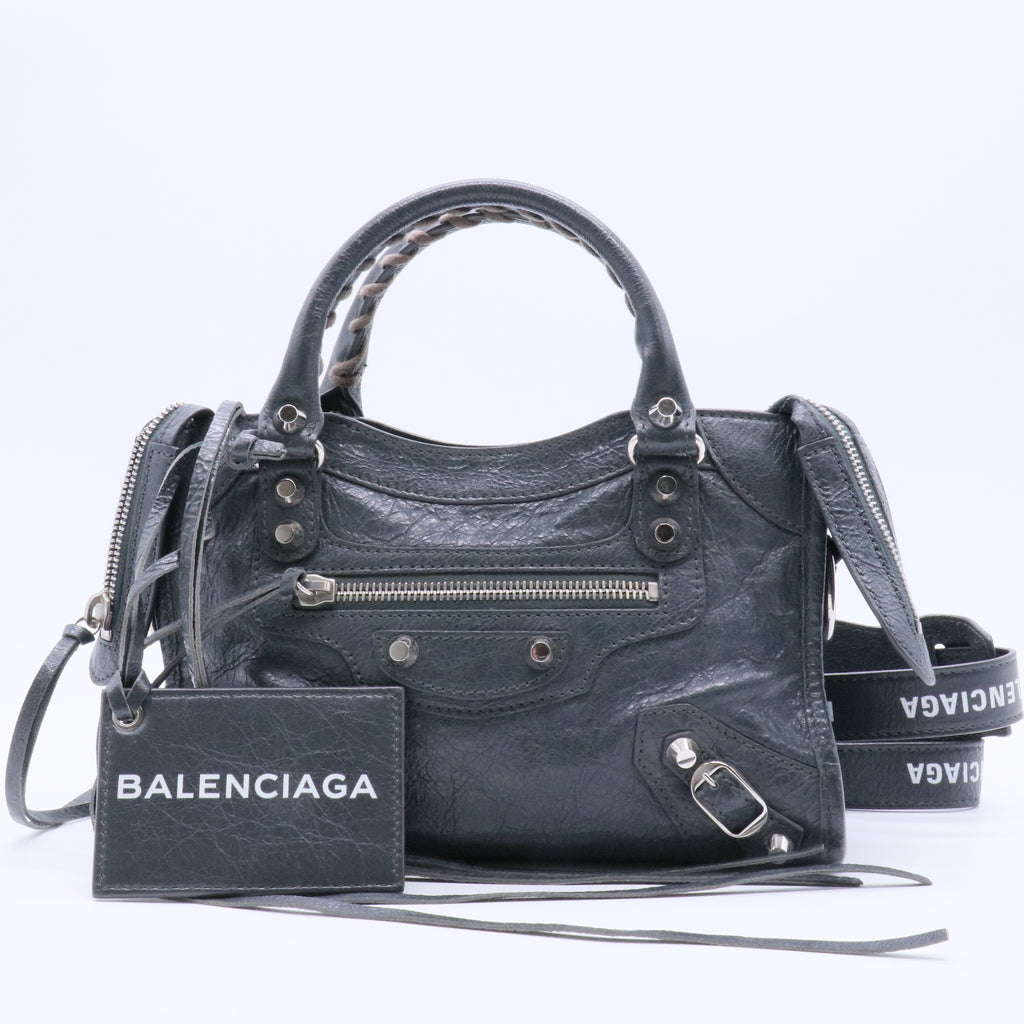 City Classic Studs Bag Leather Mini Twins