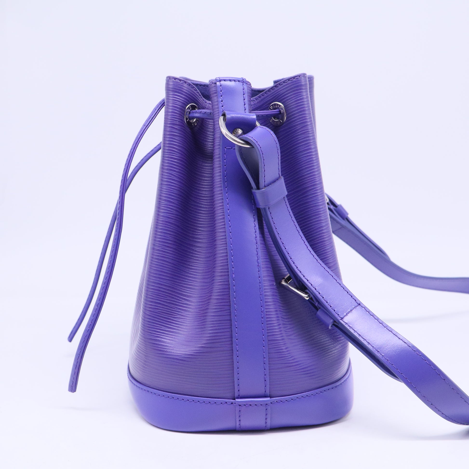 Purple Epi Leather Noe BB Bucket Bag B20780