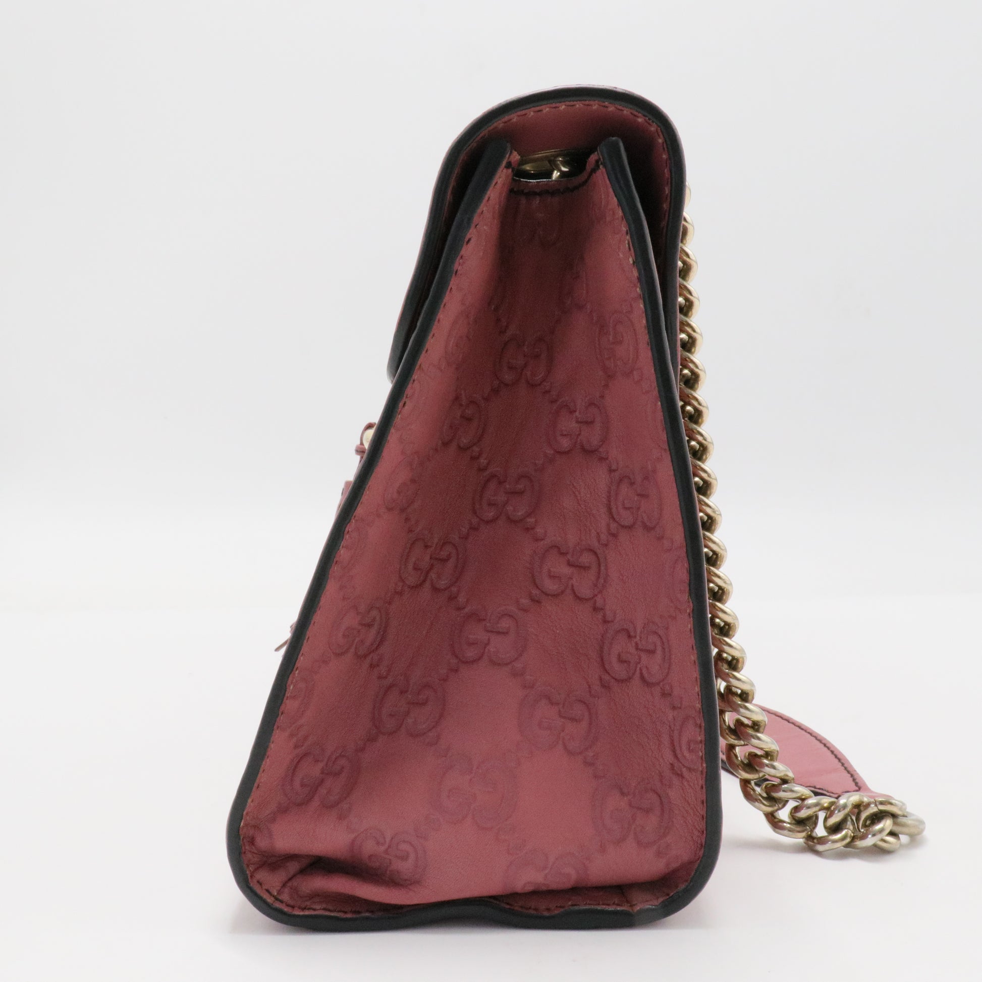 Emily Chain Flap Bag Microguccissima Leather Medium
