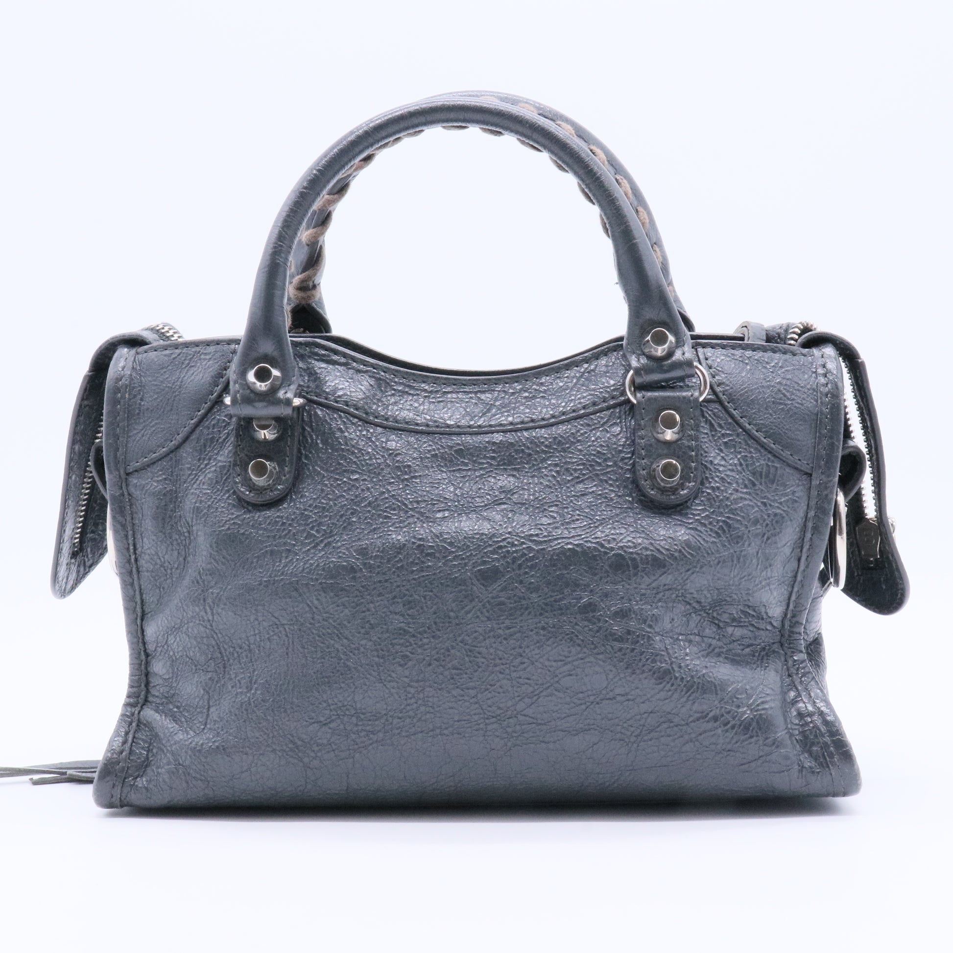 City Classic Studs Bag Leather Mini Twins